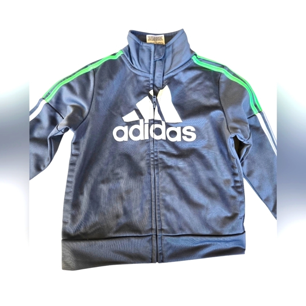 Adidas Gray Toddler Jacket Size 24 Months - Picture 1 of 4